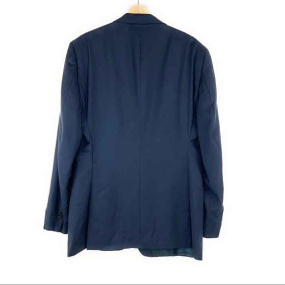 Paul Betenly Navy Blue 2 Button Blazer - Picture 5 of 5
